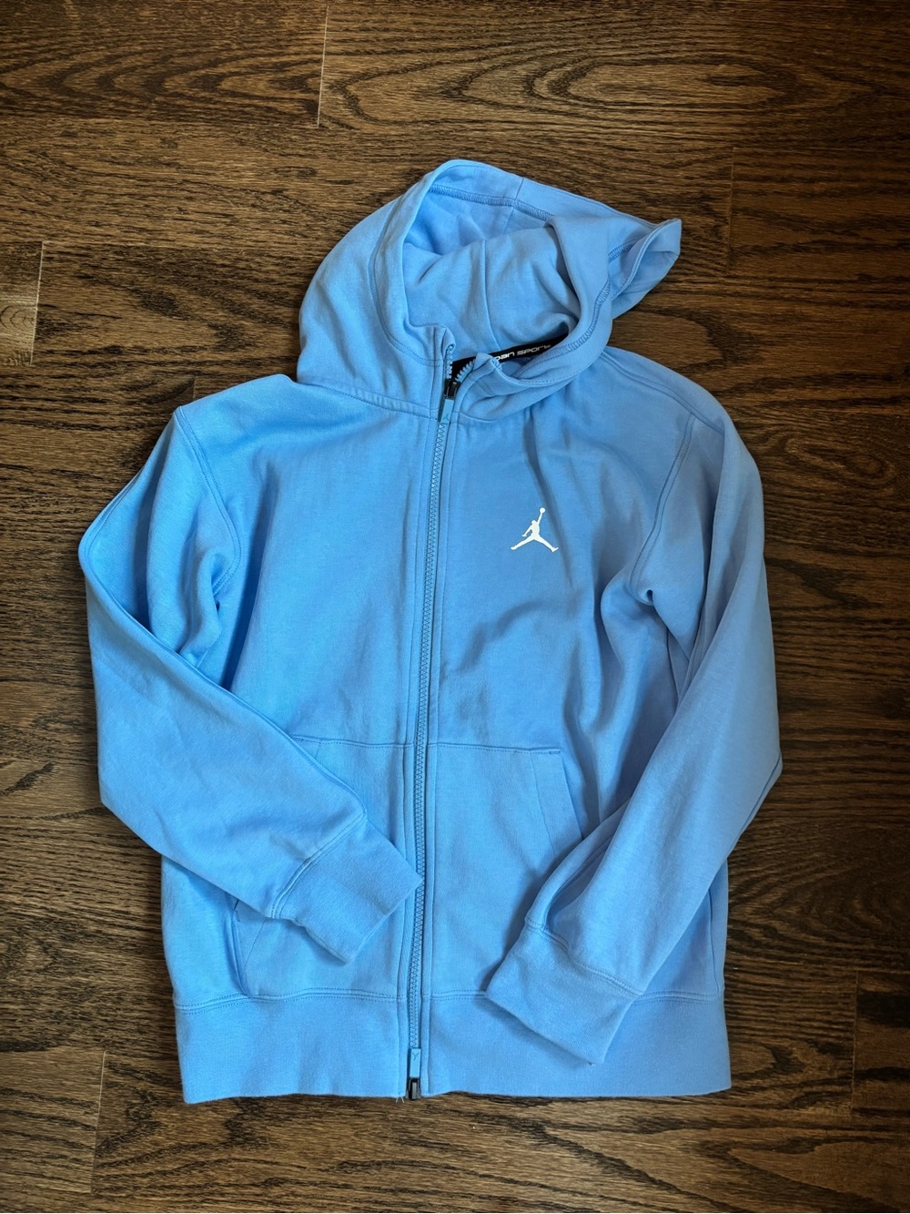 Jordan sport Light Blue Full-Zip jersey Hoodie YM